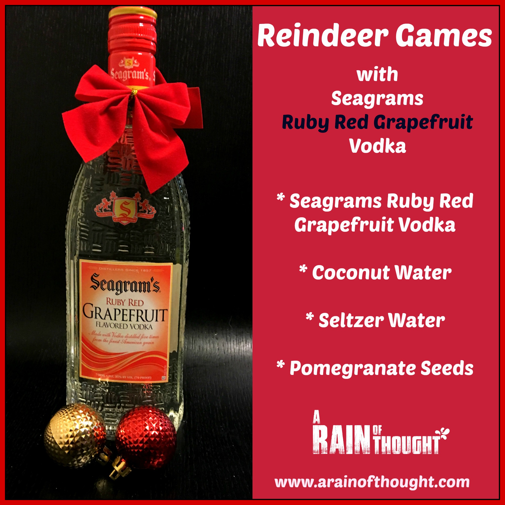 Seagrams Ruby Red Grapefruit Vodka